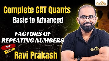 Factors 10  || Number Systems || Quantitative Aptitude || CAT Preparation