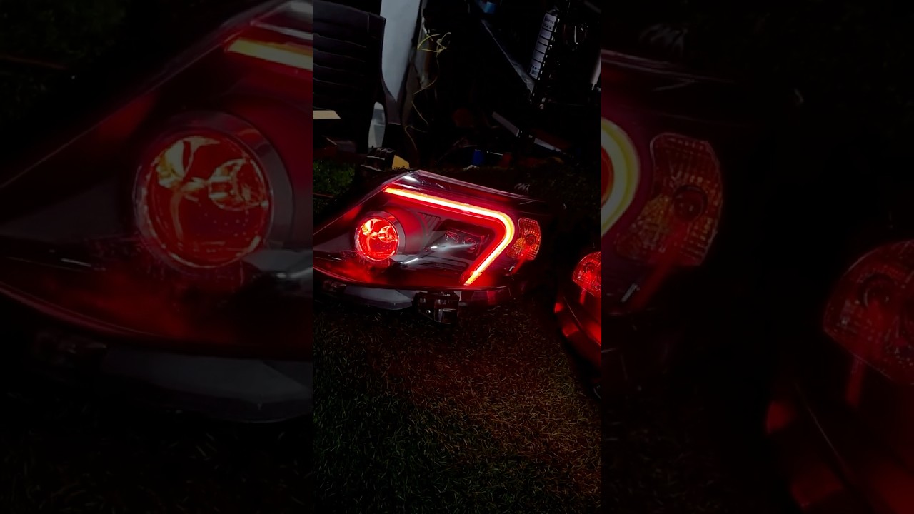 Fortuner Type 1 Aftermarket Headlights Upgrade | Projector + Demon Eye DRL Installed