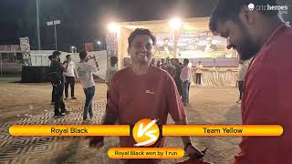 Royal Black vs Team Yellow live cricket match | NIGHT BATTLE CARNIVAL - APL 2026 live - Chhatrapati