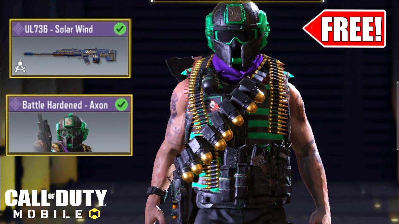 *NEW* EPIC UL736 - Solar Wind & Battle Hardened - Axon Unlocked + GamePlay in COD Mobile!