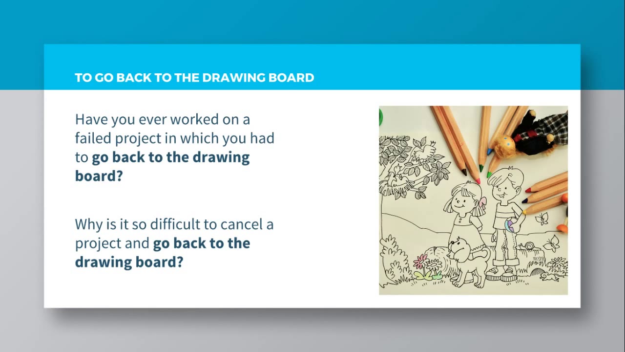 Business English Idioms To Go Back To The Drawing Board Youtube