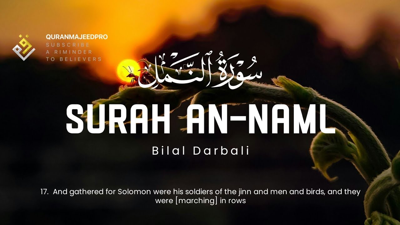 ❤😞 Bilal Darbali (بلال دربالي) | Surah An-Naml (سوره النمل) 😞❤