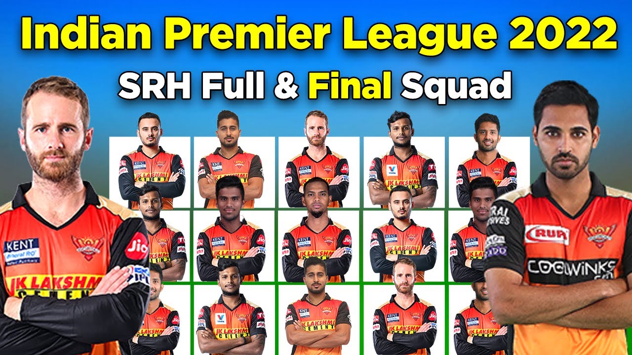IPL 2022 | SRH Full And Final Squad | Sunrisers Hyderabad Final Squad 2022