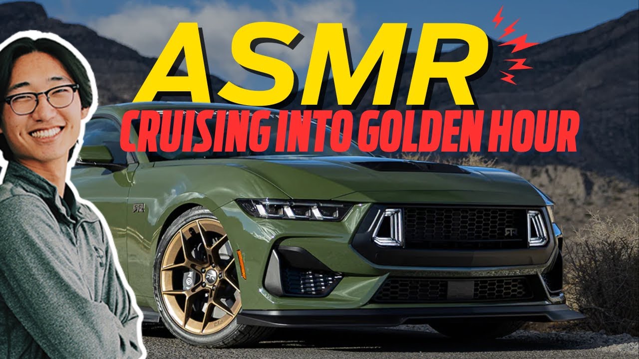 Olive Green RTR Mustang ASMR Sunset Driving Video | Ames Ford Performance