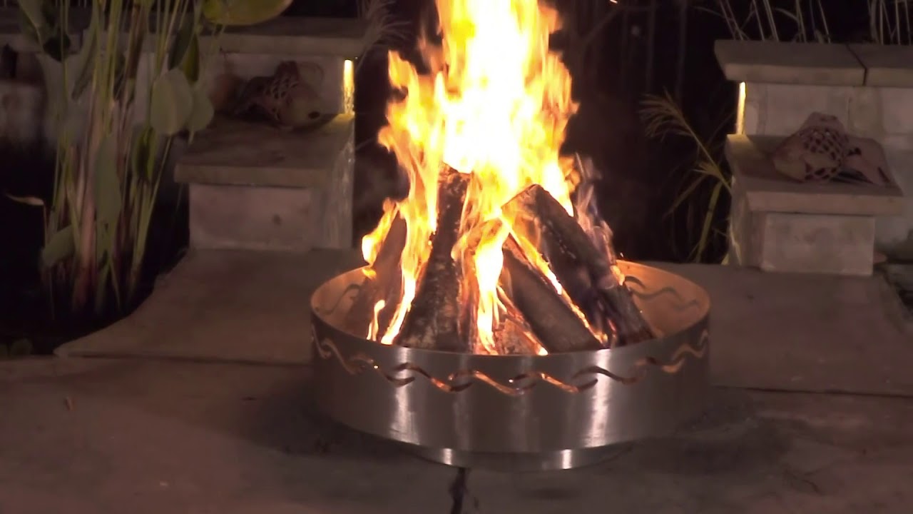 The Fire Pit Store | Fire Pit Art Fire Surfer 36 inch Wood Burning Fire Pit