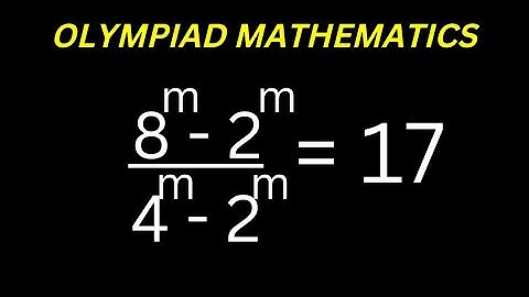 Math Olympiad Challenge | You Should Learn This Fast Trick!!!