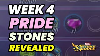 WEEK 4 PRIDE STONES EVENT REVEALED! FREE CRIMSON GEAR!  DO NOT MISS OUT | MARVEL Strike Force