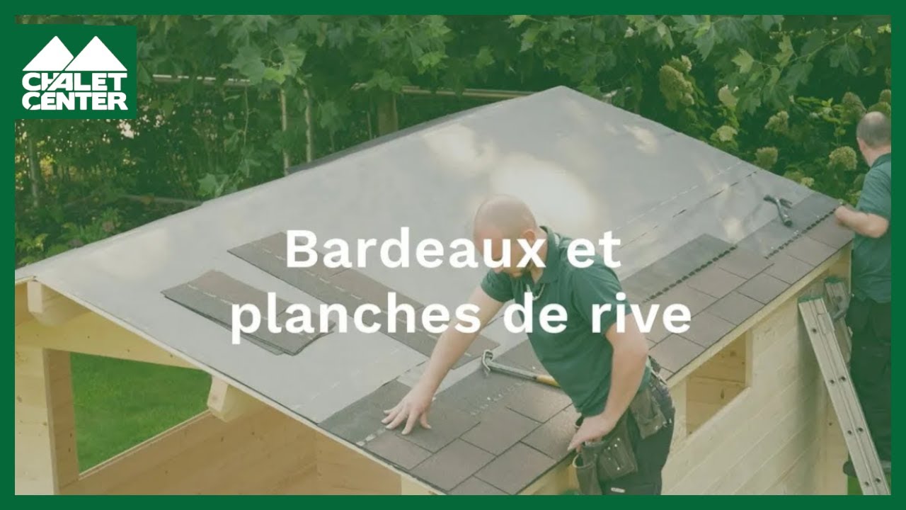 Pose de la toiture en shingles sur un abri de jardin - en 7 étapes