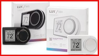 Lux Products GEO-BL Wi-Fi Thermostat, Black