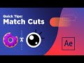 Master motion design using match cuts in animation