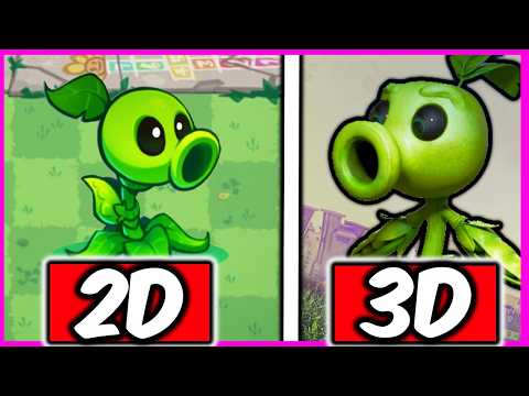 😍Ich teste Pflanzen vs Zombies in 3D (Plants vs Zombies)