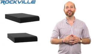 Rockville Rrs263M Foam Isolation Pads For 8 Studio Monitors3 Angles