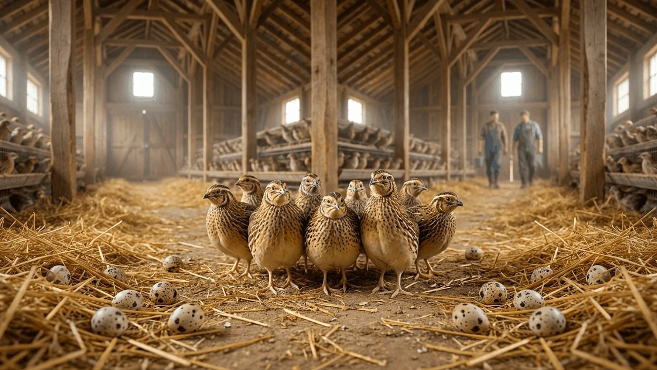 Amazing Quail Egg Processing Factory: From High-Tech Farm to Global Export | 4K resolution