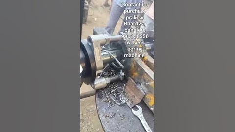 Automatic welding attachment with line boring machine portable 9414162477