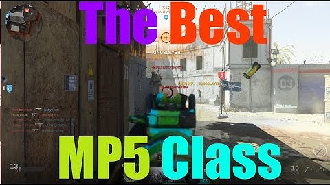 Best Modern Warfare MP5 Class setup!