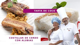 Costillar de cerdo y Tarta cremosa de coco ¡Recetas de los hermanos ARGUIÑANO!