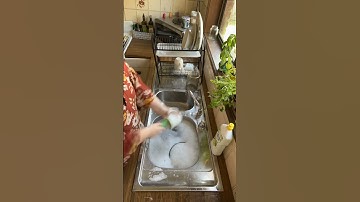 Dishes! #satisfying #cleaningmotivation #cleaning #sink #dishes
