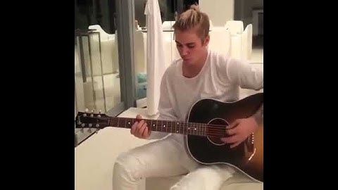 Thumbnail of Justin Bieber  🎸 guitar and premium high res video. #justinbieber #justinbiebernewsong