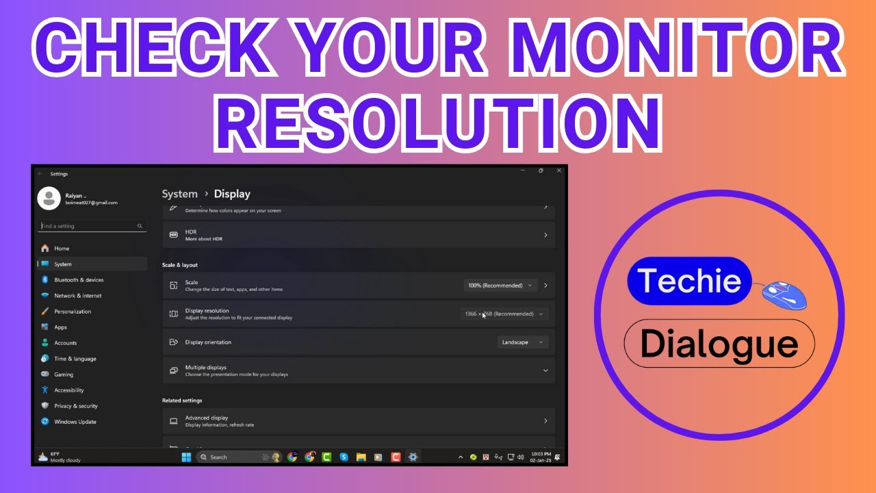 How to Check Your Monitor Resolution - Quick Tutorial (2025)