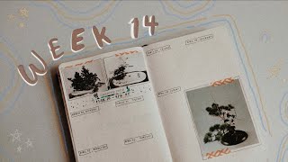 Plan With Me // Bullet Journal Weekly Setup : March 30 - April 5, 2020 // Week 14 