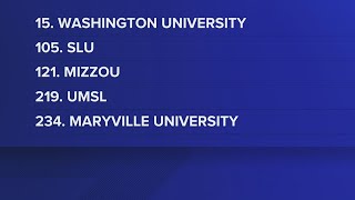 Washington University ranks No. 15 best in the US