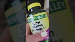 Spring Valley Super Vitamin B-Complex Dietary Supplement Tablets Metabolism
