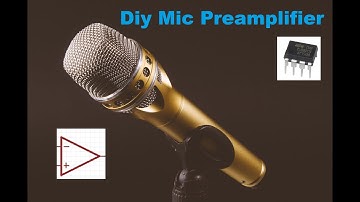 Diy a microphone preamplifier using the TL082 OpAmp