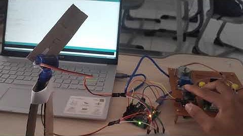 Demo Lengan Robot Menggunakan 2 Motor Servo