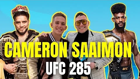 Cameron Saaimon Thinks Henry Cejudo Dips Out of UF...