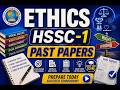 FBISE Ethics HSSC-1 Model Paper (Eng&Urdu) #education #fbise_exams #exam #previoupapers #arts #art