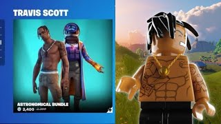 TRAVIS SCOTT WILL RETURN THANKS TO HIS LEGO STYLE IN FORTNITE?? Travis scott Return Relase date shop