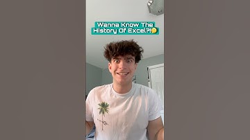 Excel’s Weird & Wonderful History!🤯 See how it evolved🤩 #excelhistory #wow  #TechFun #Shorts