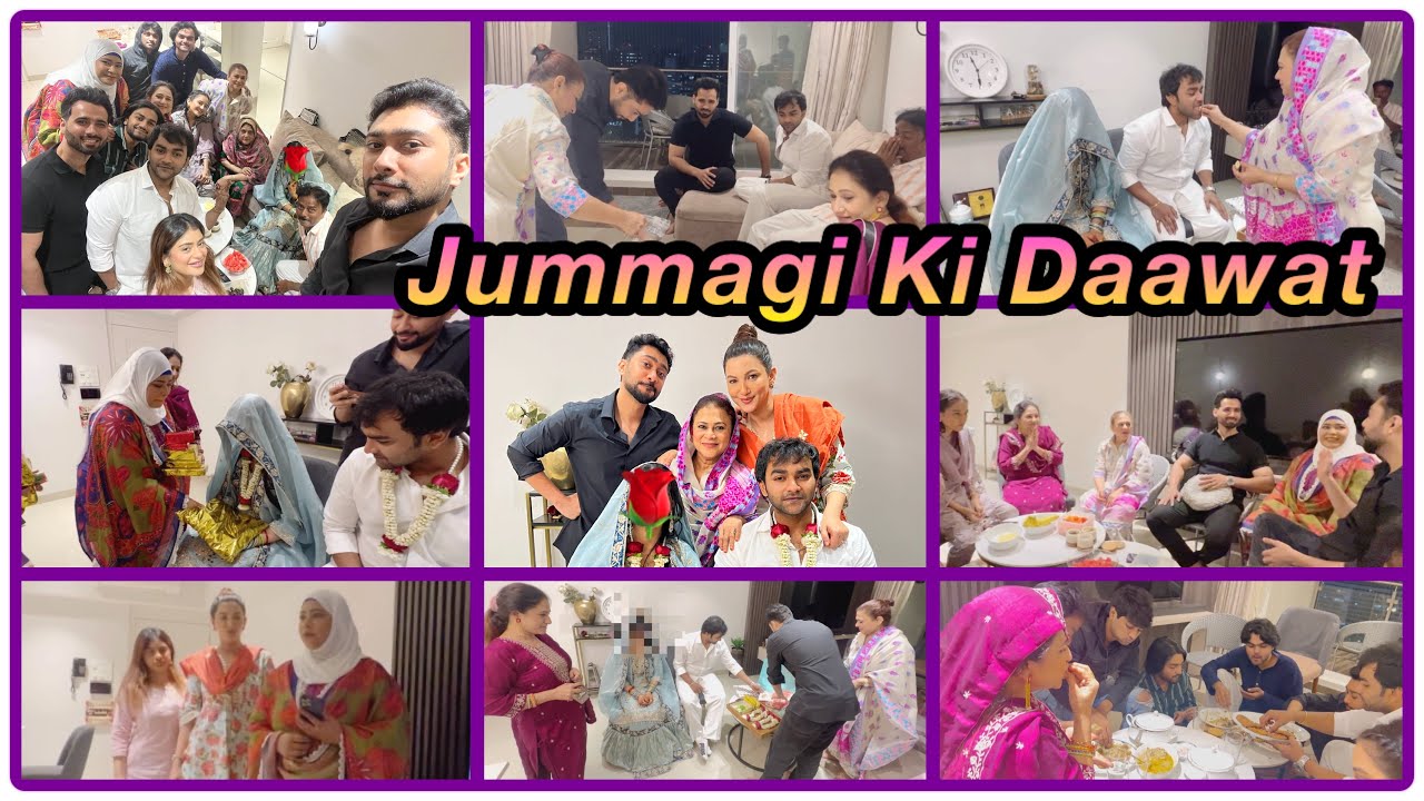 Saqlain & Mahin ki Jummagi ki Daawat🌹| #family #familyvlog #wedding