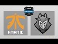 CS:GO - Fnatic vs. G2 [Cbble] Map 1 - ESL Pro League Season 5 - EU Matchday 5