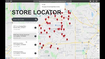 Google Maps Store Locator by @CleverProgrammer | JavaScript Projects