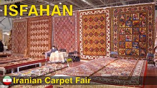 ISFAHAN iran 2022 | Walking on Iranian Carpet Fair