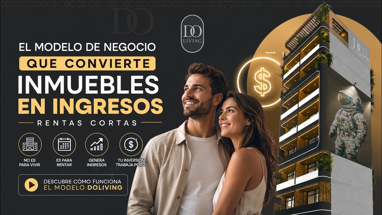 Portada del video donde la asesora comercial de Do Living explica el modelo de operación hotelera y el plan de pago del proyecto