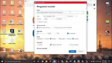 Como programar una reunión en Zoom, has una reunión recurrente en Zoom, clases online y reuniones