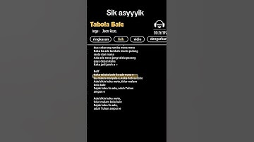 Tabola Bale #trending #liriklagu #laguviral #viral #lagutimur #tabolabale #shorts #fyp  #cover