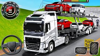 Car Transporter Trailer Truck - Cargo Car Transporter Truck Parking Simulator - Android GamePlay