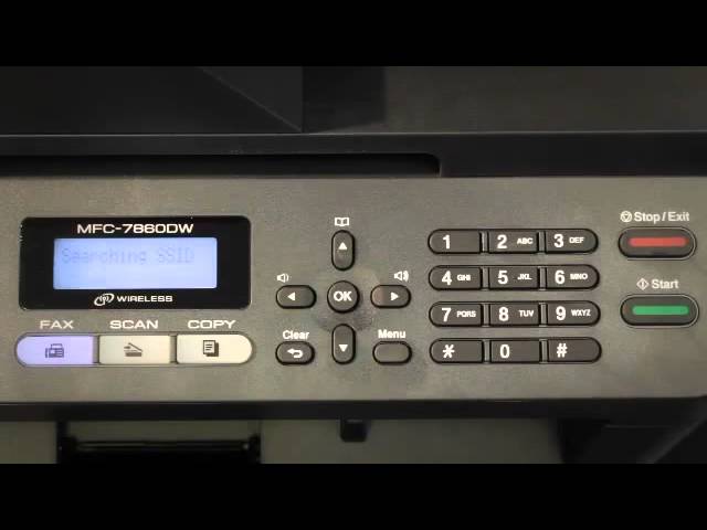 How to Set Up Wireless the Brother™ Printer - YouTube