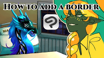 How to add a border around your art in Clip Studio Paint