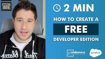 How To Sign Up For Free Salesforce Developer Edition (Salesforce 101)