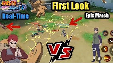 Naruto Slugfest X | Epic Match  Real Time PVP Skyladder | New MMORPG | Android Gameplay