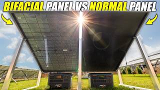 30% More Power? - Bifacial vs Monofacial Solar Panel Test