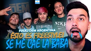 REACCIÓN - JAFF COBE vs. DANI TIAGO: Final - DEM Argentina Duplas