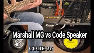 Marshall CODE 50 Speaker SWAP - MG Series Upgrade