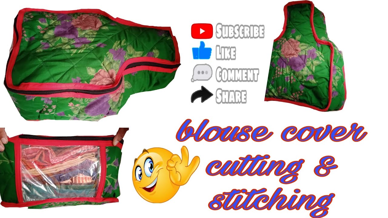 blouse cover making at home//DIY blouse kit// aasan trike se blouse ...