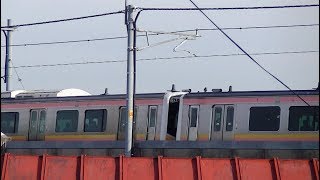 E129系A+B編成　弥彦線下り227M　115系の代走