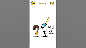 🧒😃Troll Master - DOP Draw One Part - Stickman Puzzle - Brain Game Level 4 #shorts #short